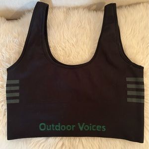 Outdoor Voices Seamless Smooth Longline Bra